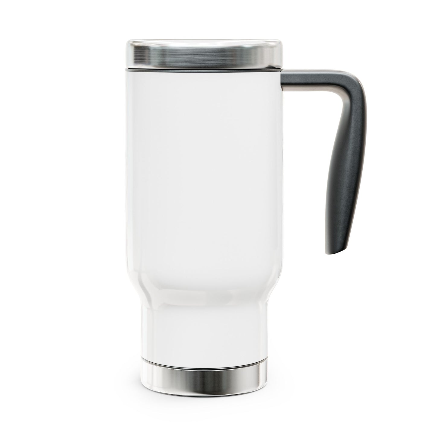 Piston Brew 14oz Stainless Steel Travel Mug with Handle