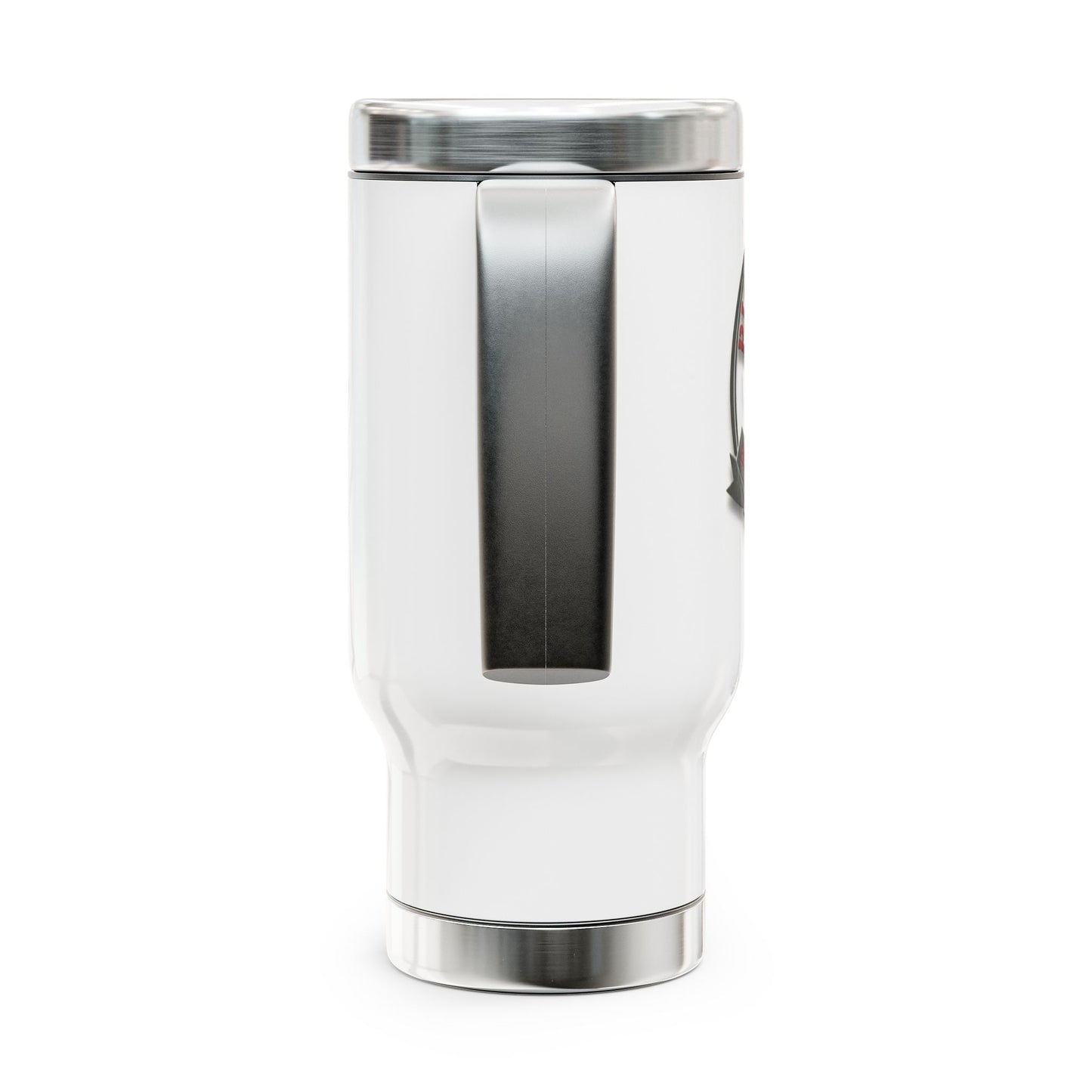 Piston Brew 14oz Stainless Steel Travel Mug with Handle